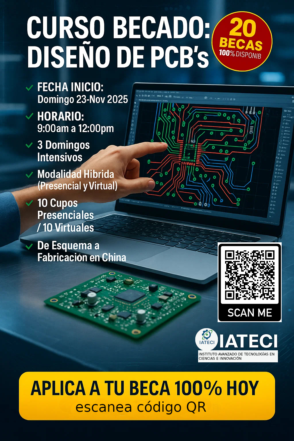 Curso Becado diseño de PCB's